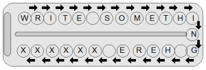 Text readable in the order of contraceptive pills