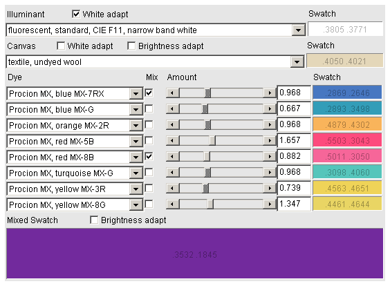 Dye Mixer v1.1 (java)